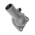 Engine Coolant Thermostat Housing For Kia Sportage 2005 2010 Metal Natural Finish 180 Degrees Neck Angle 1 25 In Outside