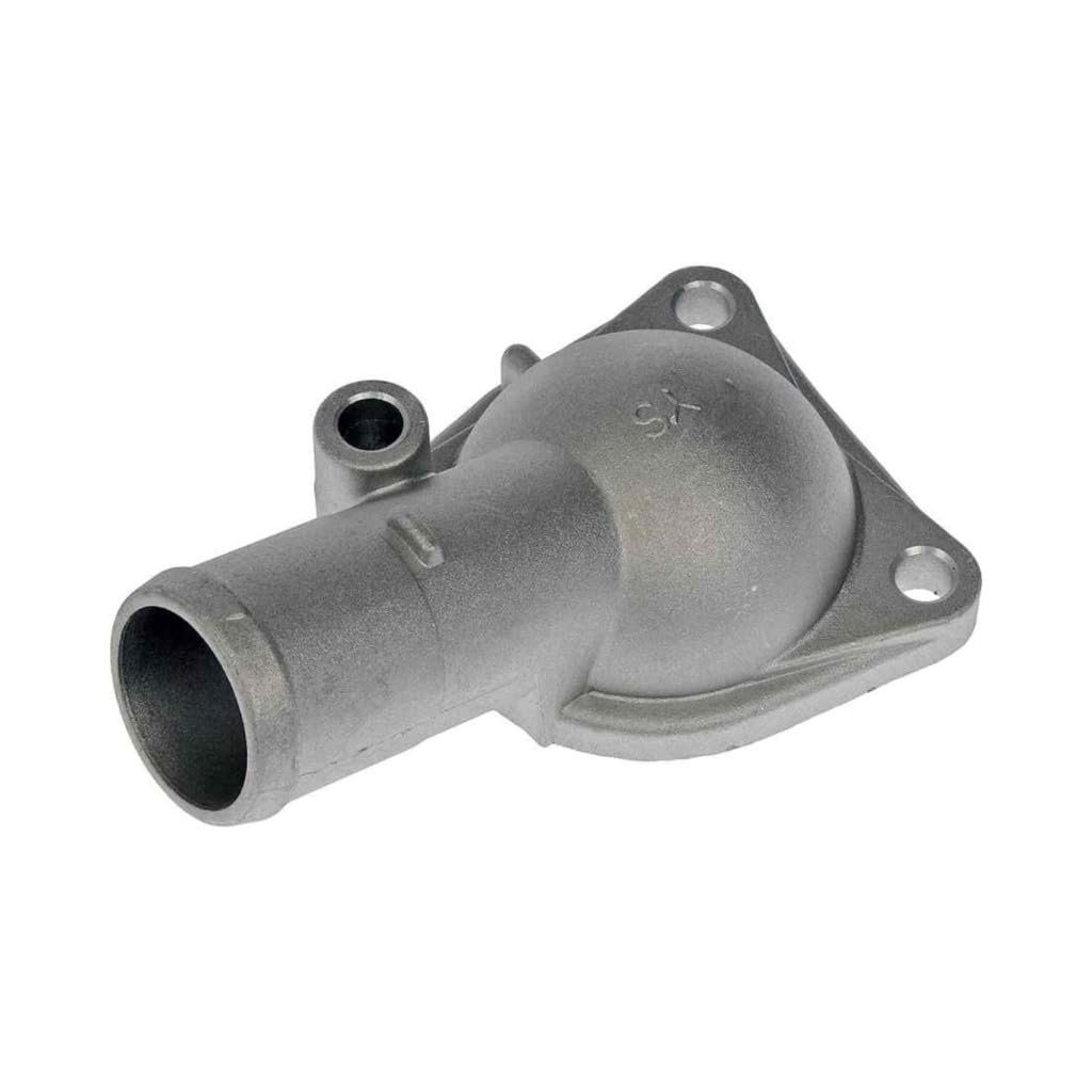 Engine Coolant Thermostat Housing For Kia Sportage 2005 2010 Metal Natural Finish 180 Degrees Neck Angle 1 25 In Outside