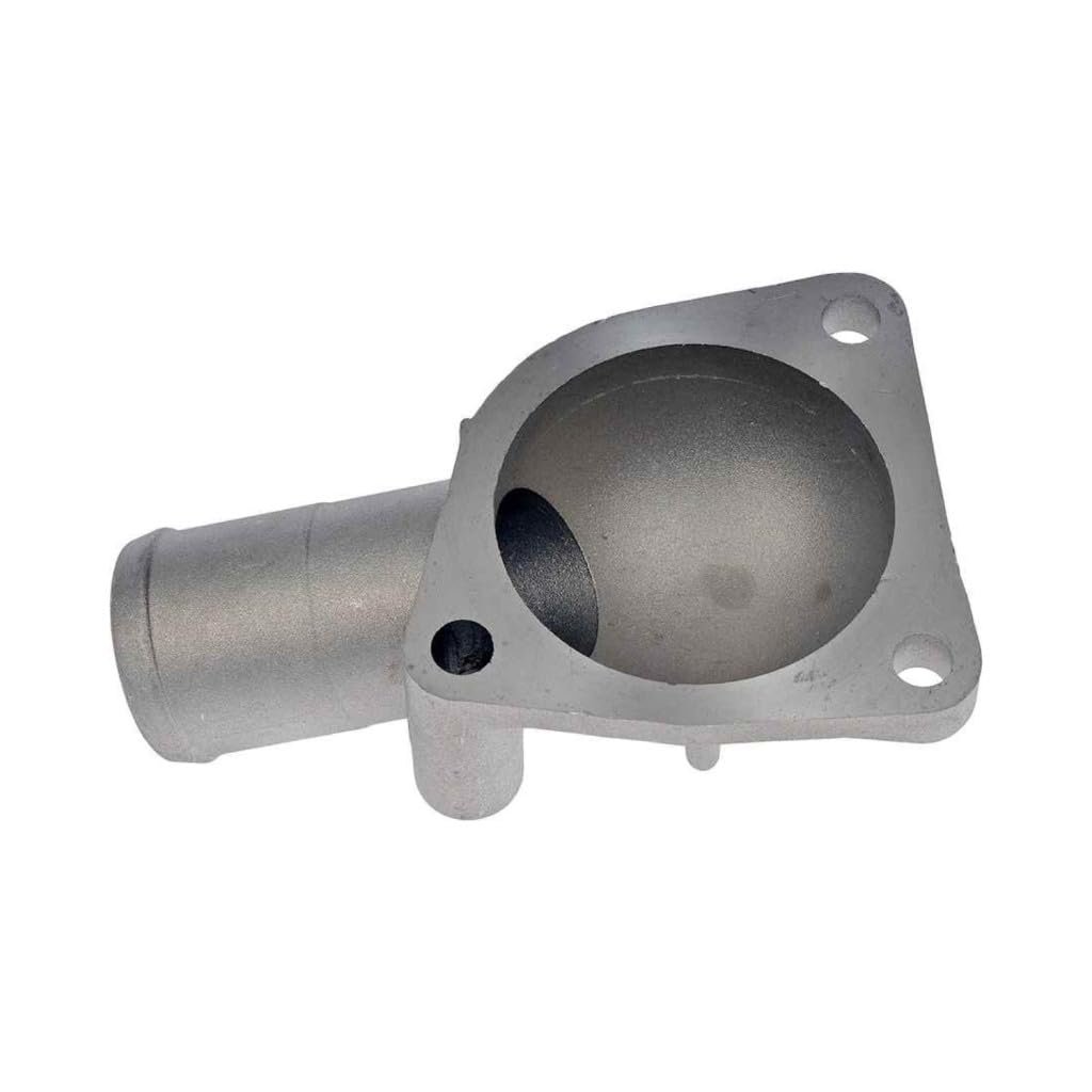 Engine Coolant Thermostat Housing For Kia Sportage 2005 2010 Metal Natural Finish 180 Degrees Neck Angle 1 25 In Outside