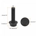 Uxcell M5x20mm Hex Serrated Flange Bolts 10 9 Grade Carbon Steel Screws 25pcs