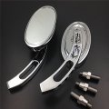 Smt Group Oval Shape Custom Chrome Mirrors Fit Cbr600 900 929 954 1000rr