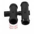 X Autohaux Coolant Water Hose Connector Pipe 17127515494 For Mini Cooper 2002-2008 Base 1 6l L4 Gas Radiator