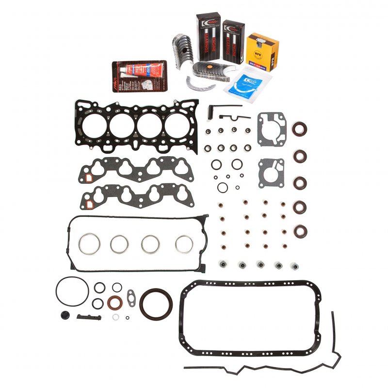 Evergreen Engine Rering Kit Fsbrr4028 For 92-95 Honda Civic Del Sol D16z6 Full Gasket Set Standard Size Main Rod Bearings