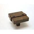 Brainerd 1 Inch Rusted Iron Square Cabinet Knob P65177w-ri-c 