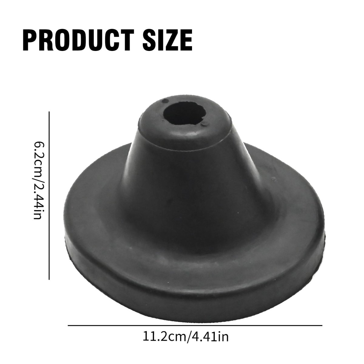Rear Bumper Hood Stop Cone Mount 2 Pack For Freightliner Cascadia P3 Replaces A18-59704-000 A17-20868-000 A1859704 M17455