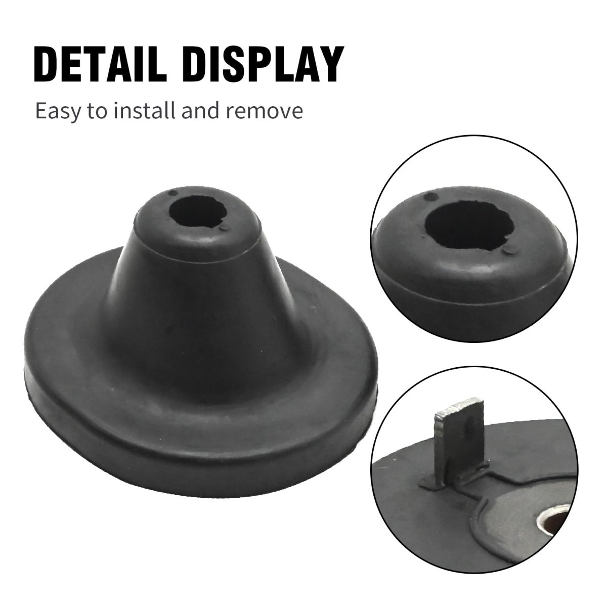 Rear Bumper Hood Stop Cone Mount 2 Pack For Freightliner Cascadia P3 Replaces A18-59704-000 A17-20868-000 A1859704 M17455