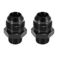 2pcs An10 Male To 3 8 Npt Union Car Flare Reducer Hose Fitting Adapter Universal Aluminum Alloy Fuel Oil Line Pipe Connector 