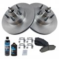 Trq Front Ceramic Brake Pad Rotor Kit W Chemicals For Ford Ranger B2300