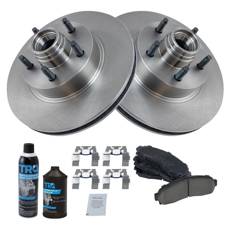 Trq Front Ceramic Brake Pad Rotor Kit W Chemicals For Ford Ranger B2300