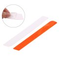 6pcs Automotive Reflective Stickers Night Visibility Safety Bumper Tape Universal Adhesive For Car 21 6 X 2 5cm Orange