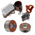 Maniacem Alternator Rebuild Kit For John Deere Re70268 Re72916 Re729161 Ty25240 Regulator Brushes Bearings 12353rk 