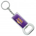 Graphics More Lsu Basketball Keychain Rectangle Chrome Plated Metal Bottle Cap Opener