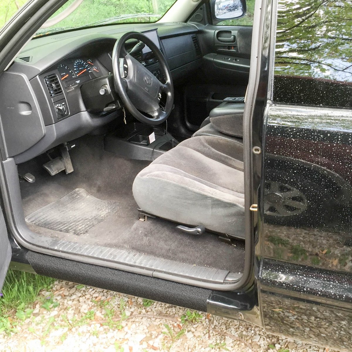 Red Hound Auto Custom Fit Door Entry Guards Scratch Shield 1997-2004 For Dodge Dakota Regular Cab Or Club 2pc Paint Protection