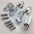 Smt-chromed Highway Clamps 1 5 Large Foot Pegs Compatible With V-star Roadstar Kawasaki Vulcan By Smt B0125u15fg