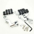 Smt-chromed Highway Clamps 1 5 Large Foot Pegs For V-star Roadstar Kawasaki Vulcan By Smt B0125u15fg