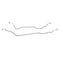 Rear Axle Brake Lines 2pc For 1973 To 1980 Chevrolet Gmc Truck 2wd 1 2 Ton Std Five Lug Oe Steel 36 In Ctb73r1 