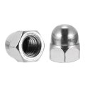 3 8 -16 Acorn Cap Nuts 10pcs 316 Stainless Steel Dome Head Nut Hardware For Bolt Cover Silvery 
