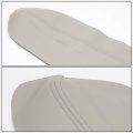 Auto Dynasty Pair Oe Style Front Door Panel Armrest Leather Cover Part Compatible With Honda Crv 07-12 Grey