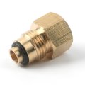 Ls Swap Power Steering Line Adapter Brass Pump To 3 8a Flare Older Style Lines M16-1 5 8-18 For Camaro Gto Silverado Ls1 Lsx