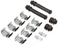 H15950a Professional Grade Disc Brake Caliper Hardware Kit For Rear Truck Van Suv Gray Metal Machined Finish
