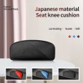 Ihreesy Car Knee Cushion Universal Center Console Leg Elbow Suede Leather Pillow Soft Foot Leggings Pad Interior Accessories