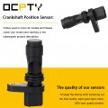 Ocpty 2pcs Engine Crankshaft Position Sensor Fits For 2007-2010 Acura Csx 2002-2006 Rsx 2002-2011 Honda Civic 2002-2009 Cr-v
