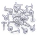 Rexka 25pcs M6x23mm Fillister Head Door Interior Trim Panel Screw 07149158760 For Bmw 5 Series 7 F01 F10 F11