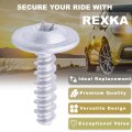 Rexka 25pcs M6x23mm Fillister Head Door Interior Trim Panel Screw 07149158760 For Bmw 5 Series 7 F01 F10 F11