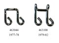 1979-1982 Corvette Hood Latch Strikers Polished Stainless Steel