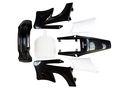 Plastic Fairing Kit And Black Seat For Apollo 110cc 125cc 150cc Pit Dirt Bike 4black 3white Fender Parts Body Panel Set 