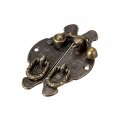 Uxcell 2 Sets Wood Case Chest Box Rectangle Clasp Closure Hasp Latches Bronze Tone 59 X 39mm