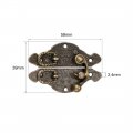 Uxcell 2 Sets Wood Case Chest Box Rectangle Clasp Closure Hasp Latches Bronze Tone 59 X 39mm