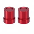 2pcs Car Solenoid Valve Protection Cover Cap Red For Honda B-series D-series H-series Accord Civic 