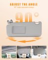 Ocpty Left Right Sides Gray Sun Visor With Sunroof Fit For 2006 2007 2008 2009 2010 2011 2012 2013 Toyota Rav4 74320-42501-b3