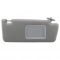 Right Passenger Side Sun Visor For Toyota Tacoma 2005 2015 Gray Cloth With Mirror Without Light Or Sunroof Part 74310-35c20-b0 