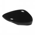Right Side Car Door Wing Mirror Cover Rear View Cap For Ford Fiesta Mk7 2008-2017 Gloss Black 