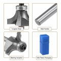 Uxcell Router Bit Shank 2 Flutes 1 3 4 Cutting Diameter Corner Round Over