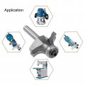 Uxcell Router Bit Shank 2 Flutes 1 3 4 Cutting Diameter Corner Round Over