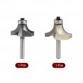 Uxcell Router Bit Shank 2 Flutes 1 3 4 Cutting Diameter Corner Round Over