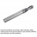 Uxcell Spotting Drill Bits 5mm Dia 6mm Shank 90 Degree Solid Carbide Altisin Coated 2 Flutes Round Drilling Cutter