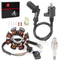 0454949 Ignition Coil Stator Spark Plug For Polaris Outlaw 90 2007-2014 50 2009-2015 Sportsma Ignition Coil Stator Spark Plug