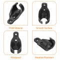 Uxcell 4pcs Universal Bungee Receiver Brackets Plastic Blind Replacement Parts For Indoor Outdoor Sun Roller Shade Tie Down