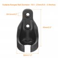 Uxcell 4pcs Universal Bungee Receiver Brackets Plastic Blind Replacement Parts For Indoor Outdoor Sun Roller Shade Tie Down