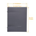 Side Fairing Panel For 2008-2017 Freightliner Cascadia Rear Step Semi Trucks Left Driver Painted Gray Plastic