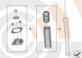 Genuine Bmw E46 Strut Shock Absorber Protective Tube Repair Kit 33502290319