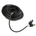 Truck Side Hood Mirrors 2 Pcs Tuck Motors Fit For 2008-2016 Kenworth T660 T600 T370 T270 T800 Black Housing