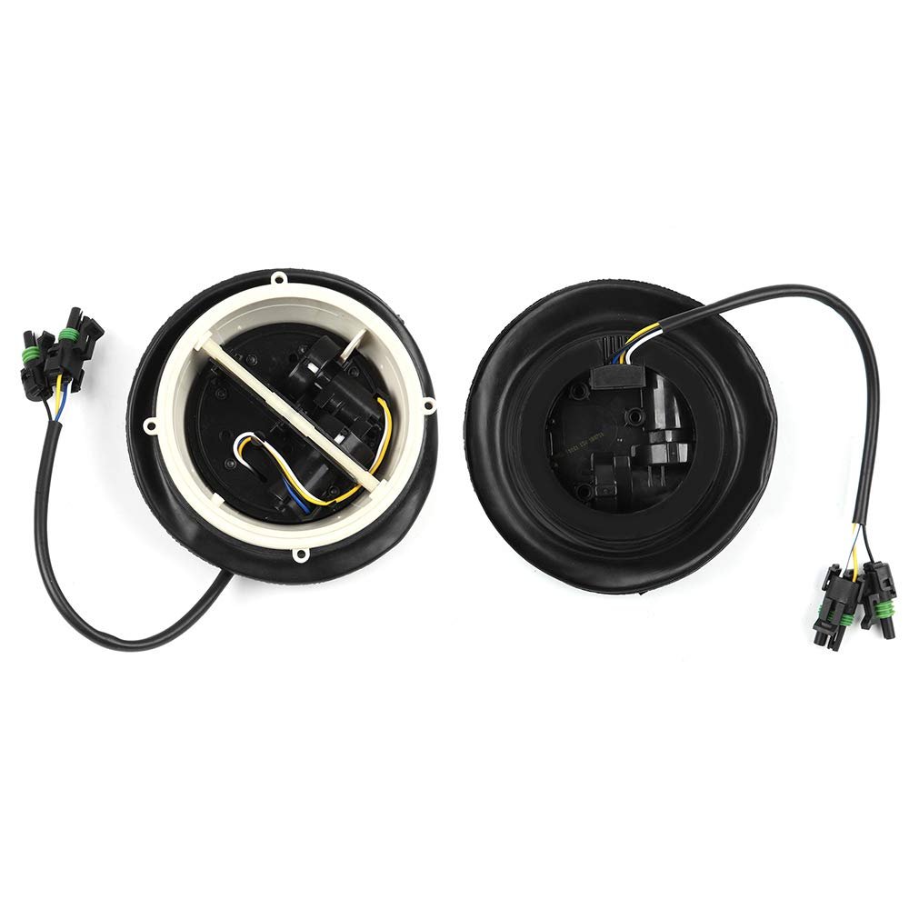 Truck Side Hood Mirrors 2 Pcs Tuck Motors Fit For 2008-2016 Kenworth T660 T600 T370 T270 T800 Black Housing