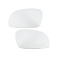 Heated Mirror Glass Pair For Volkswagen Beetle 2003 To 2010 Driver And Passenger Side With Backing Plate Fits Vw1325124 