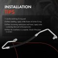 A-premium A C Discharge Line Hose Assembly Compatible With Toyota Prius C 2012-2019 1 5l Compressor To Condenser