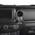 Hooke Road Phone Dash Mount Drink Cup Holder Bracket Bolt-on Stand Support Organizer Compatible With 2018-2024 Jeep Jl Wrangler